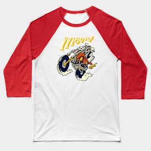 badass cat Baseball T-Shirt